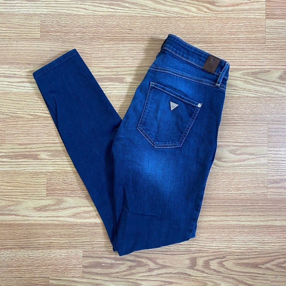 Guess high waisted skinny jeans 👖